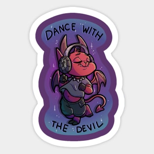 Dance with the devil Sticker